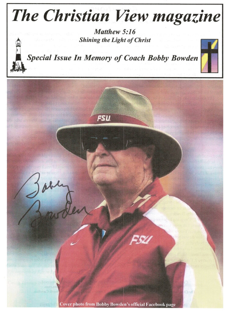 Bobby Bowden special issue front cover